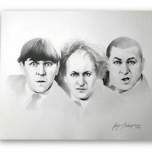Three Stooges Lithograph